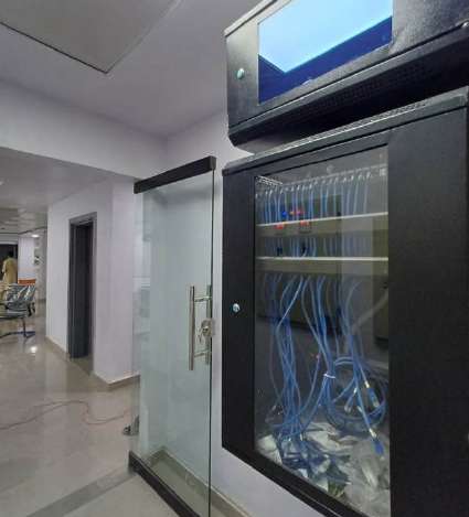 Network installation work at Multan zonal office