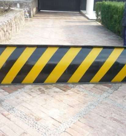 Installed underground road blocker