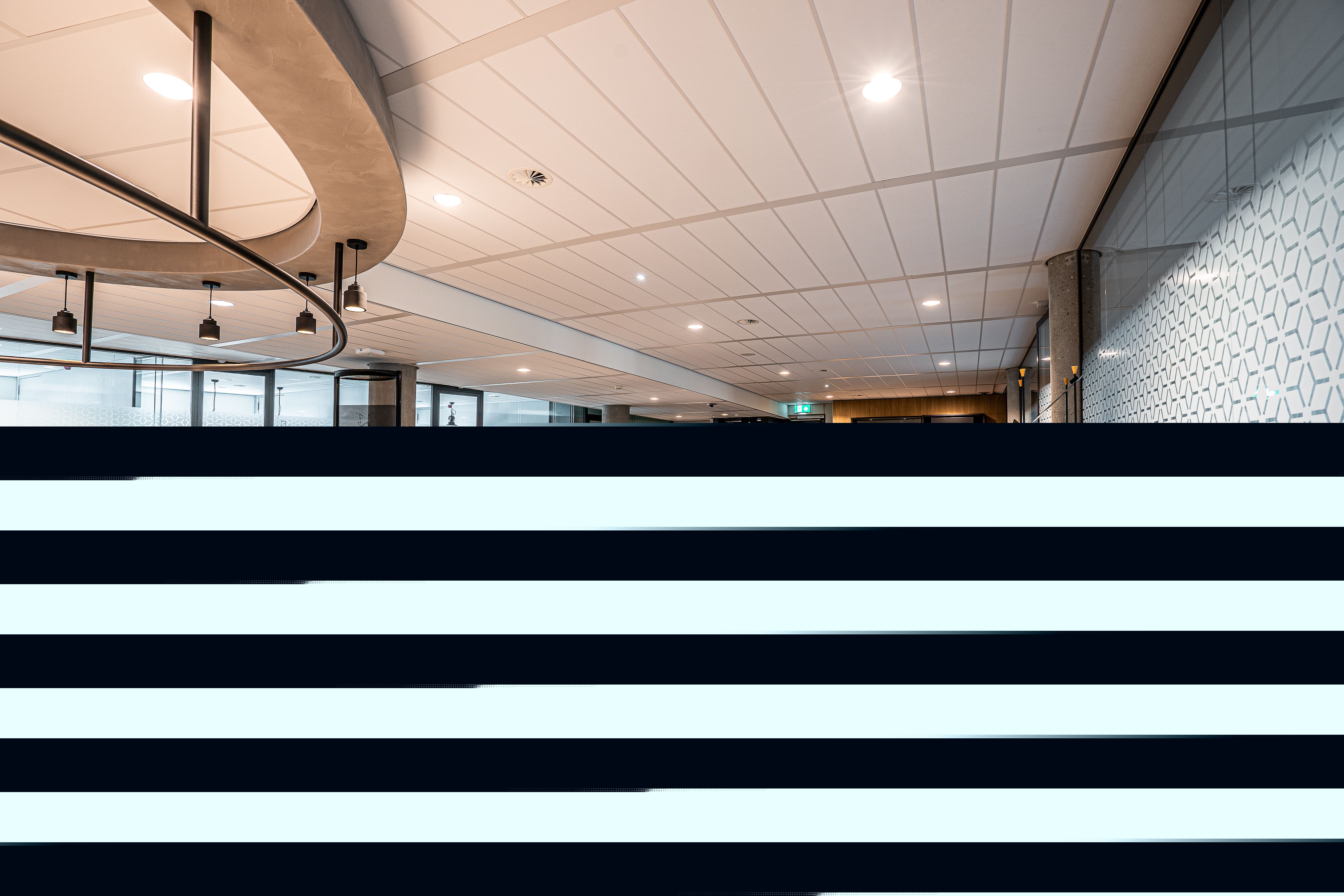 Refined and professionally maintained commercial interior